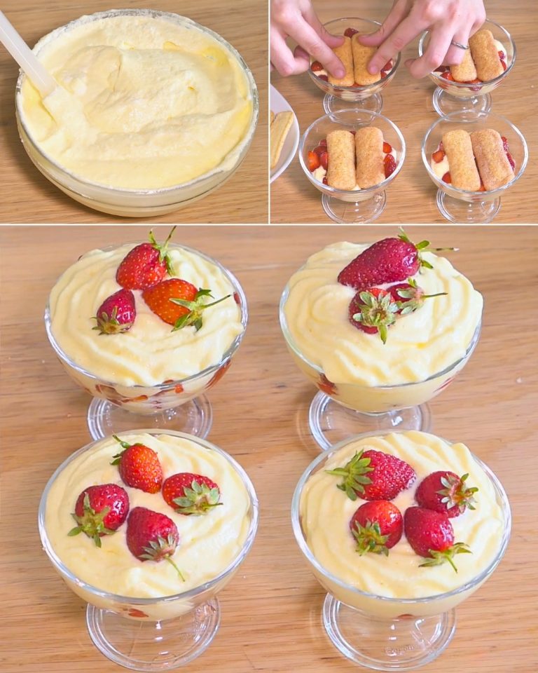 Kubki tiramisu z truskawkami: przepis na kremowe i pyszne