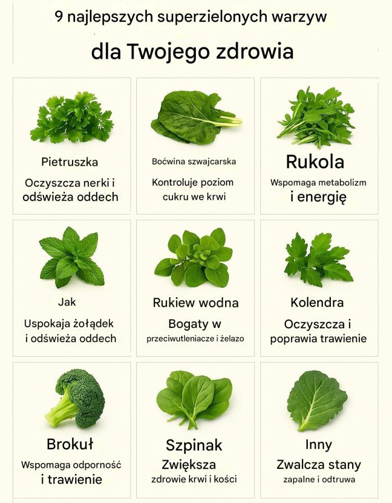 9 Najlepszych Super Zielenin dla Twojego Zdrowia