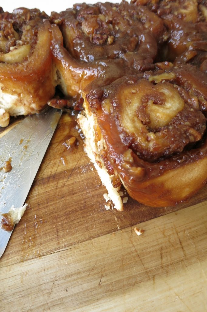 Słodkie bułeczki z toffi