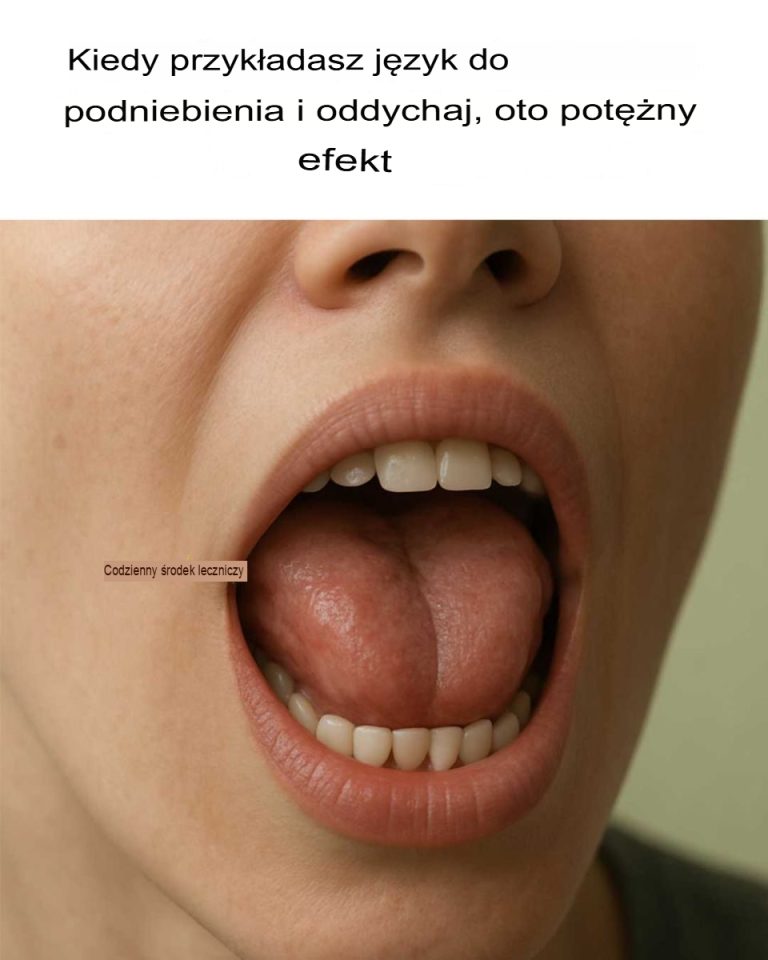 Kiedy położysz język na podniebieniu i wdychasz, uzyskasz potężny efekt