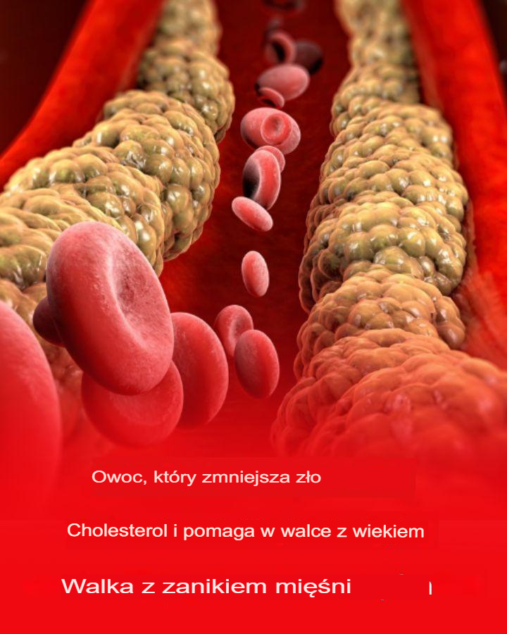 Owoc obniżający poziom złego cholesterolu i pomagający w walce z utratą masy mięśniowej związaną z wiekiem