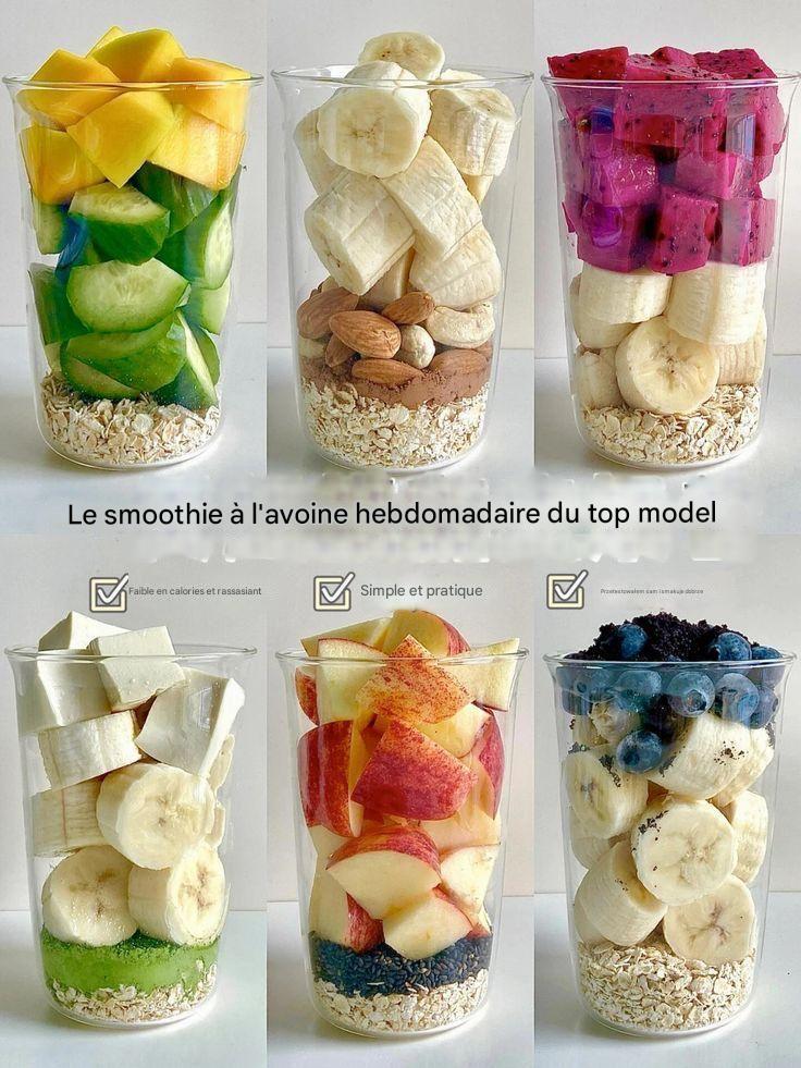 7 smoothie na piękną sylwetkę – tygodniowy plan z owsianką godny modelki