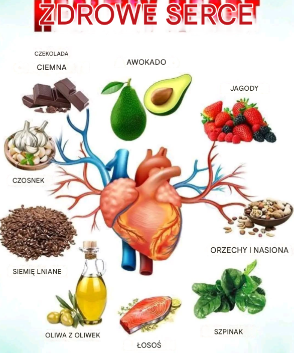 9 najlepszych produktów dla zdrowego serca