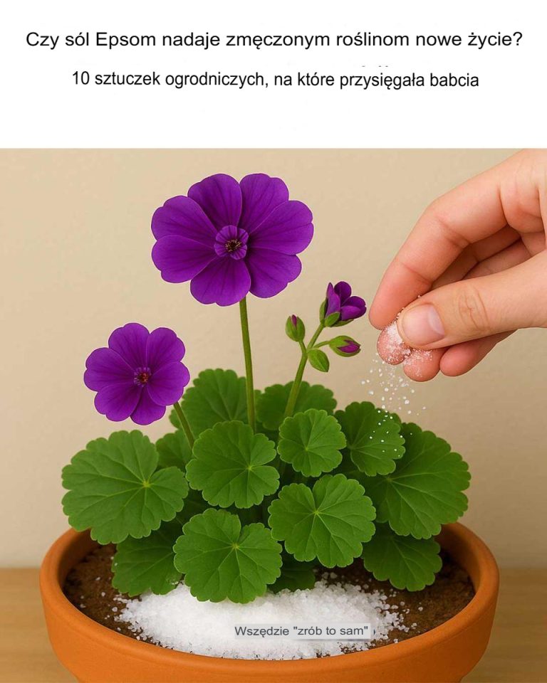 Czy sól Epsom ożywia zmęczone rośliny? 10 sztuczek ogrodniczych, które uwielbiała babcia