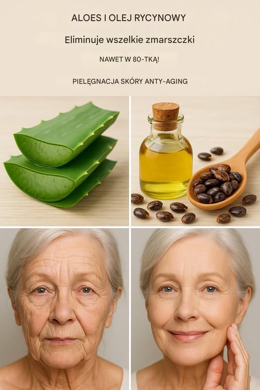 Uzyskaj młodzieńczą skórę dzięki aloesowi i olejkowi rycynowemu