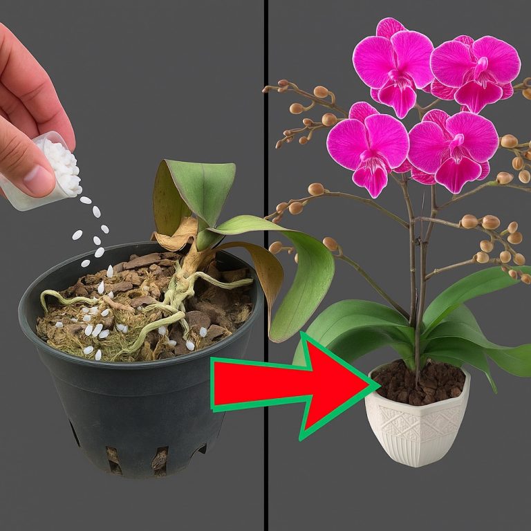 Mój storczyk nie chciał rosnąć ani kwitnąć przez 6 miesięcy, dopóki tego nie zrobiłam!