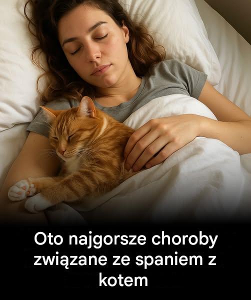 Czy spanie z kotem jest bezpieczne?
