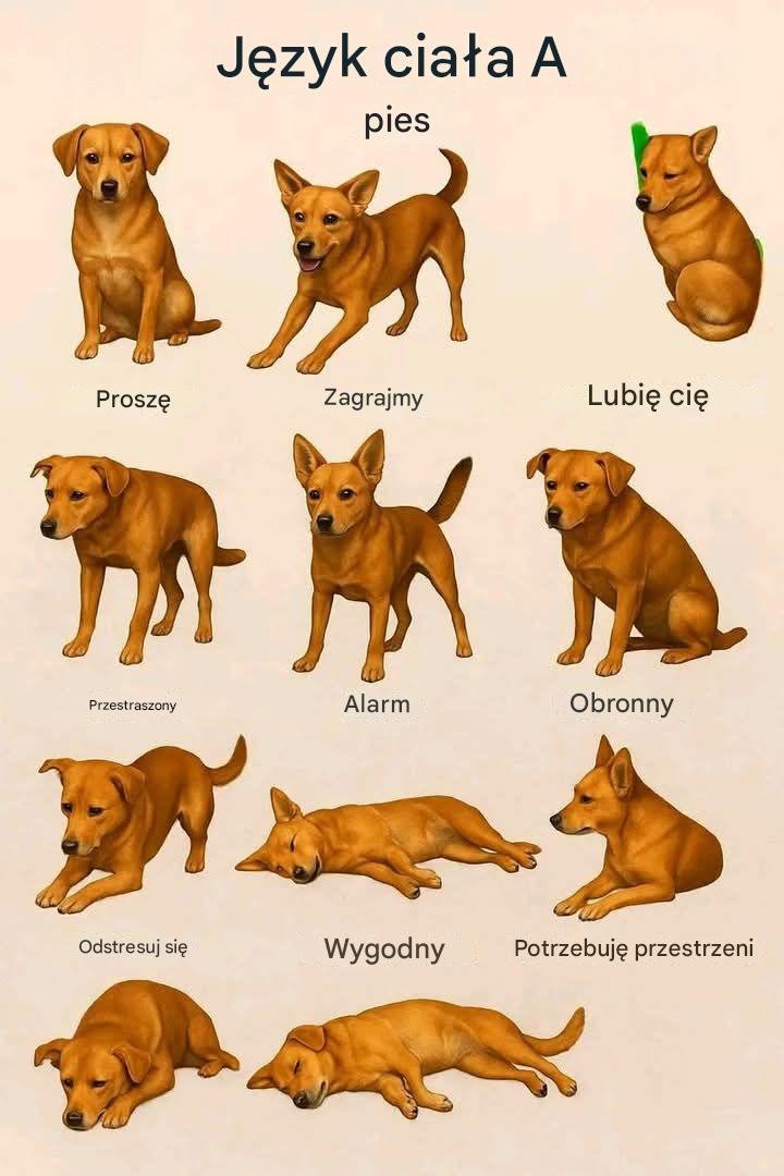 Psy mówią swoim ciałem! Naucz się odczytywać ich emocje