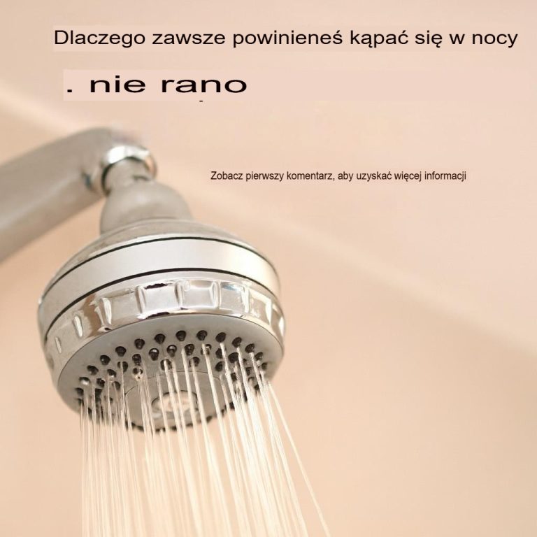 Powody, dla których zawsze powinieneś brać prysznic wieczorem, a nie rano