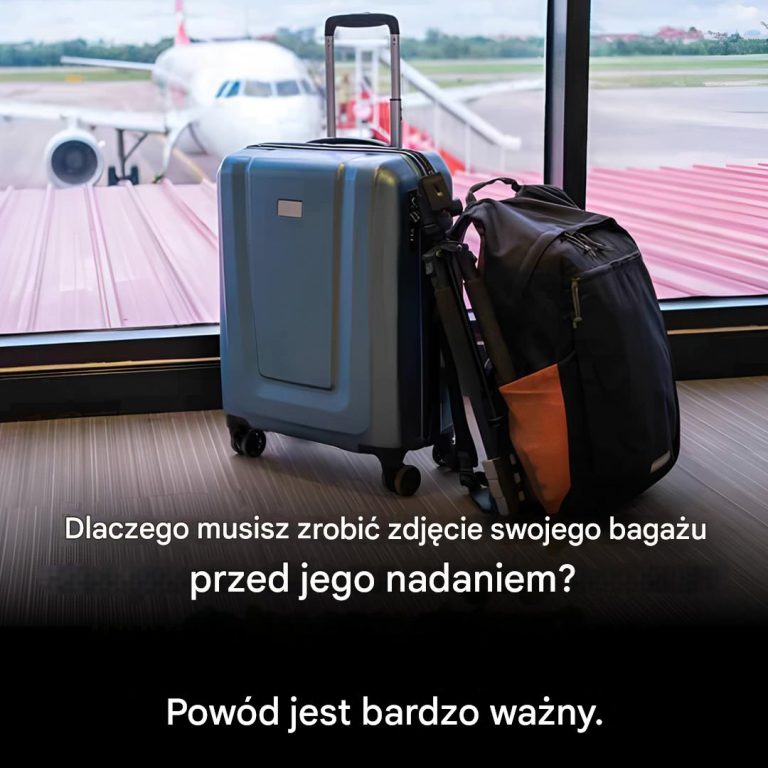 Dlatego przed odprawą bagażu należy wykonać jego zdjęcie
