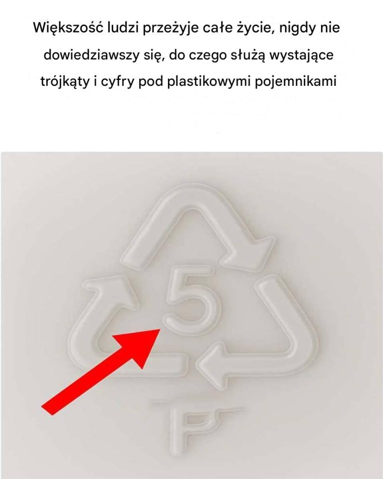 Ukryte znaczenie numerów na plastikowych pojemnikach: co tak naprawdę mówi ten trójkąt