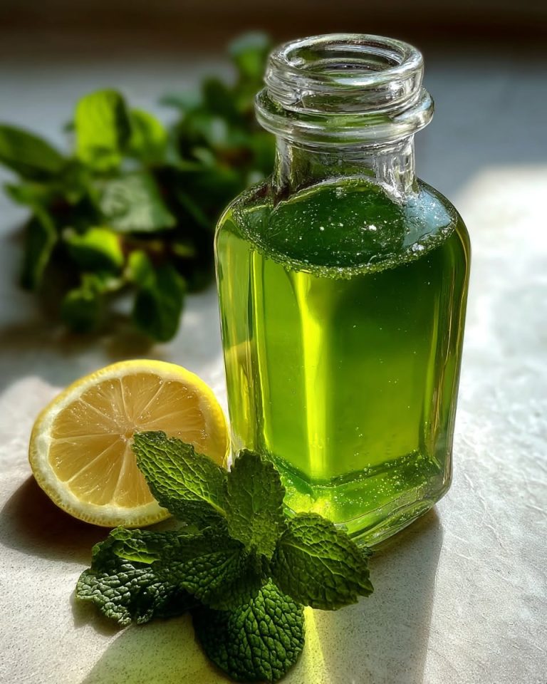 Syrop miętowy z cytryną