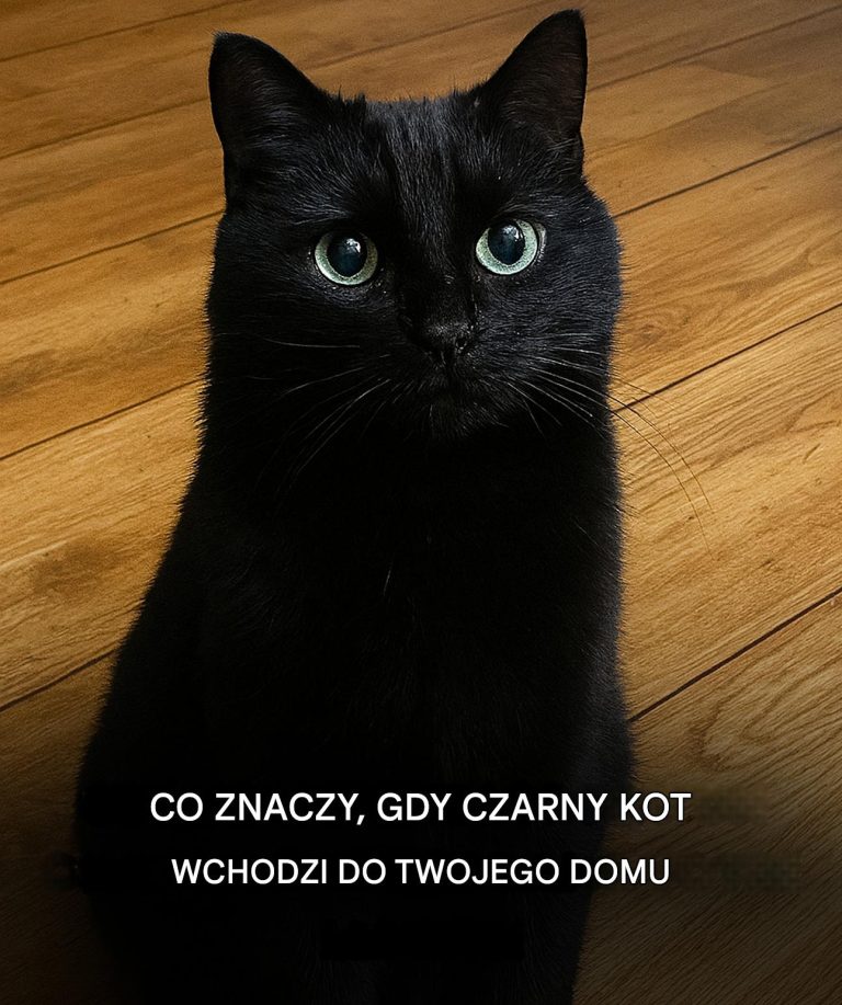 Co oznacza, gdy do twojego domu wejdzie czarny kot?