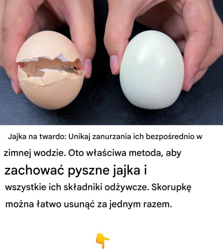 Jajka na twardo: Unikaj zanurzania ich bezpośrednio w zimnej wodzie. Oto właściwa metoda, aby zachować pyszne jajka i wszystkie ich składniki odżywcze. Skorupkę można łatwo usunąć za jednym razem.