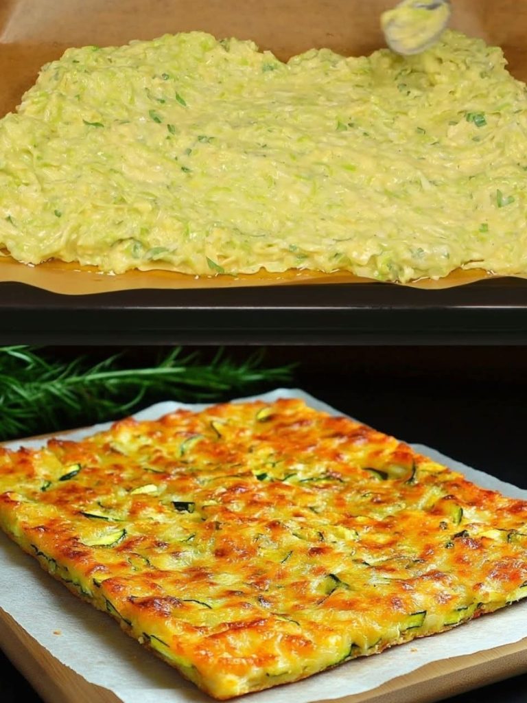 Cukinia jest lepsza niż mięso! Prosty przepis na cukinię! Pyszna scarpaccia z cukinii