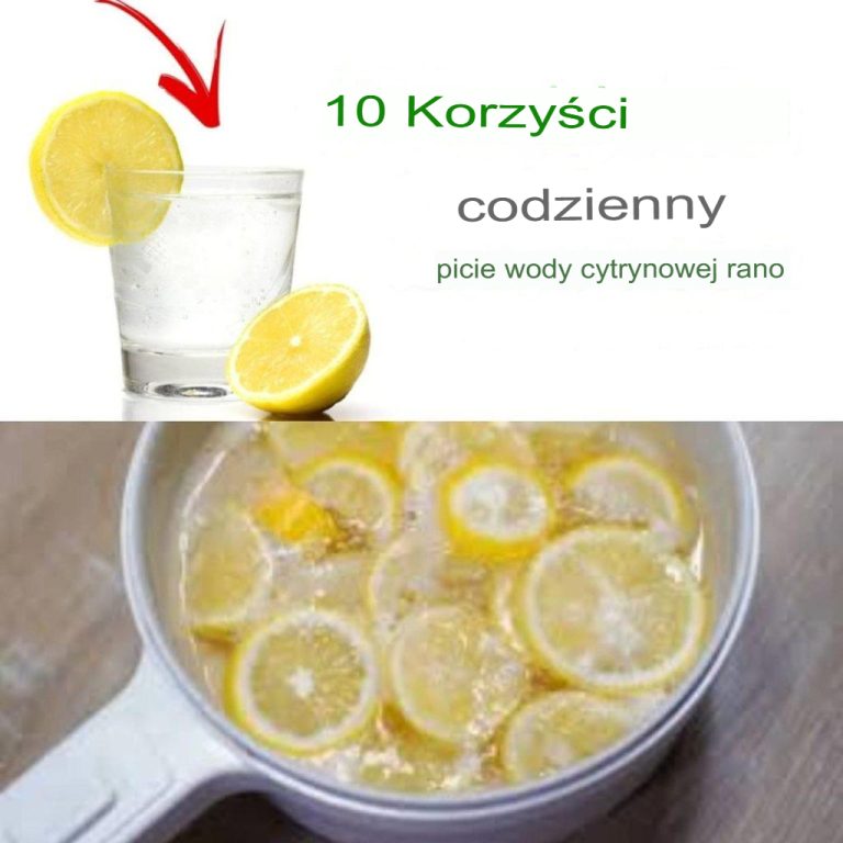 10 korzyści z picia ciepłej wody z cytryną każdego ranka