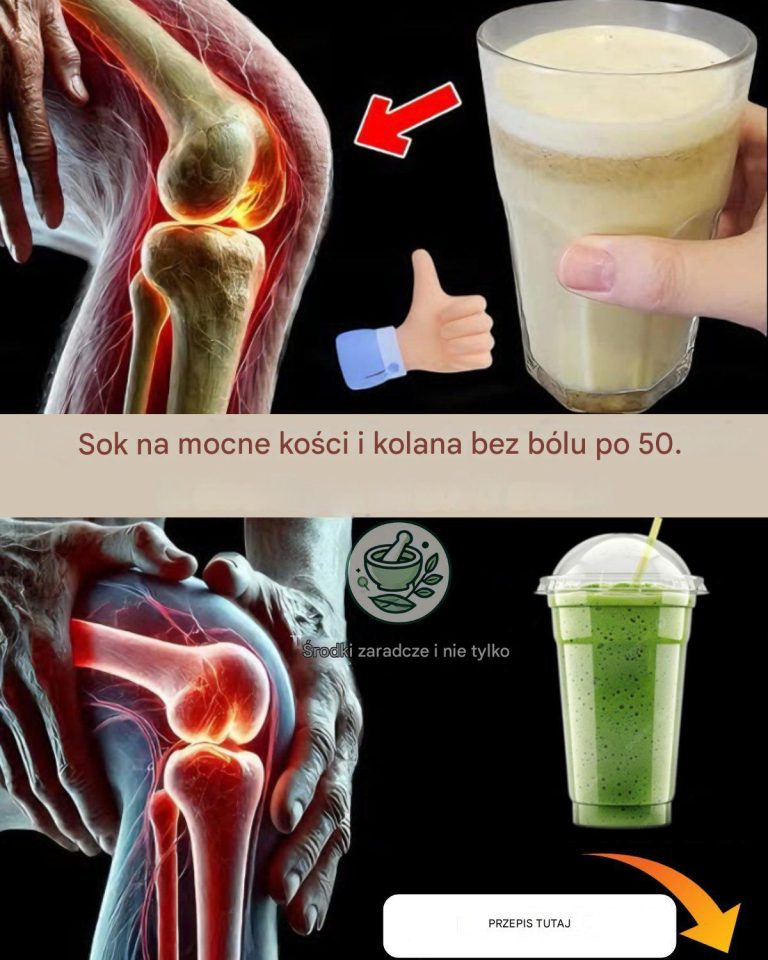 Naturalny sok wzmacniający kości i kolana