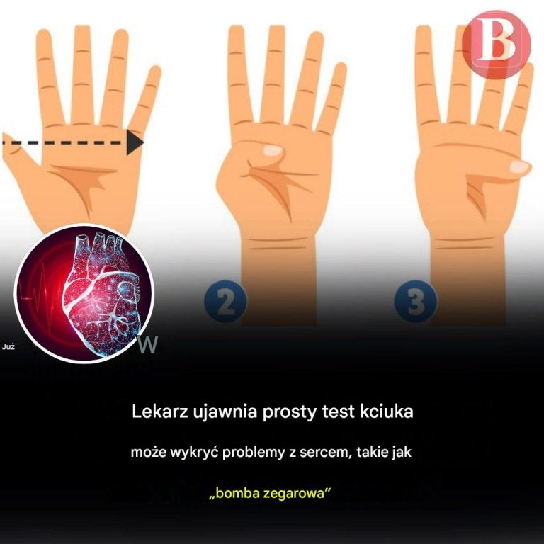 Lekarz przedstawia prosty test kciuka, który może wykryć problemy z sercem niczym „tykającą bombę zegarową”