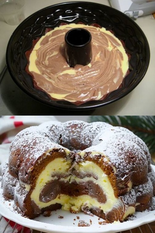 Co tydzień przygotowuję Gugelhupf z twarogiem do piekarnika w 10 minut1 opakowanie budyniu i