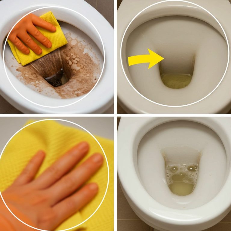 Czy tył toalety jest żółty? Biegnij do kuchni, aby pozbyć się jej natychmiast: wystarczy jedna kropla