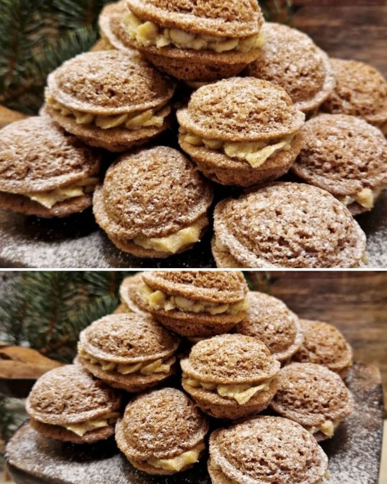 Tych doskonałych orzechów nadziewanych kremem orzechowym nie powinno zabraknąć na żadnym świątecznym stole