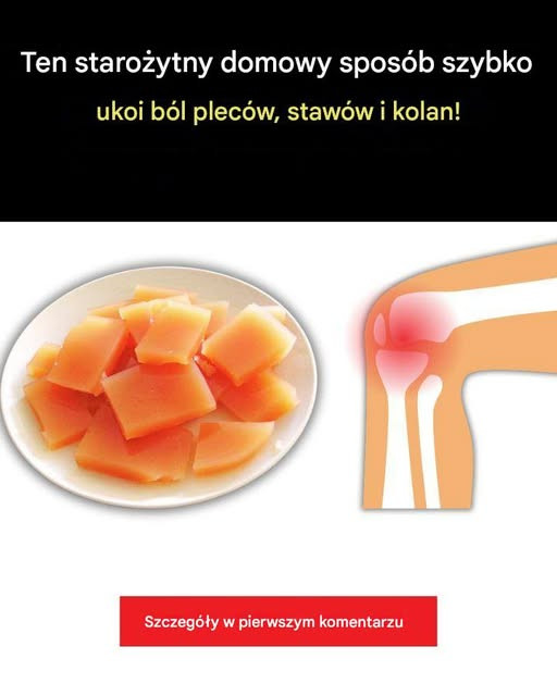 Ten starożytny domowy sposób w mgnieniu oka ukoi ból pleców, stawów i kolan!