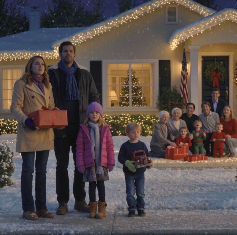 Moje dzieci nie zostały zaproszone na święta, bo były „zbyt bałaganiarskie”, ale dzieci mojej siostry były. Po cichu spakowałam nasze prezenty i wyszłam. Następnego ranka rozpakowałam coś online –