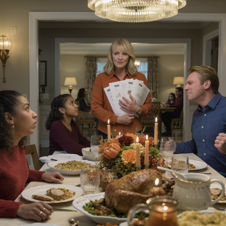 Podczas Święta Dziękczynienia moja teściowa potajemnie zbadała DNA moich dzieci, a potem przy stole nazwała mnie „śmieciem”. Cała... Opublikowane przez  –  28.11.2025