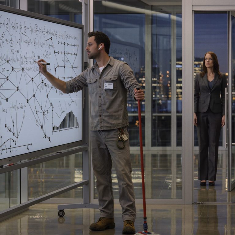 Samotny ojciec SPRZĄTACZ rozwiązał problem wart 100 milionów dolarów w kilka sekund — co zrobił dalej dyrektor generalny, ZASKOCZYŁ całą firmę