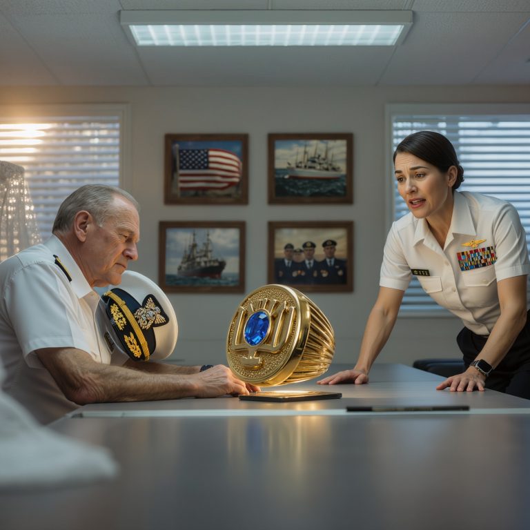 Byłem młodszym oficerem na bazie, bez rodziny. Sam na świecie. Przybył czterogwiazdkowy admirał