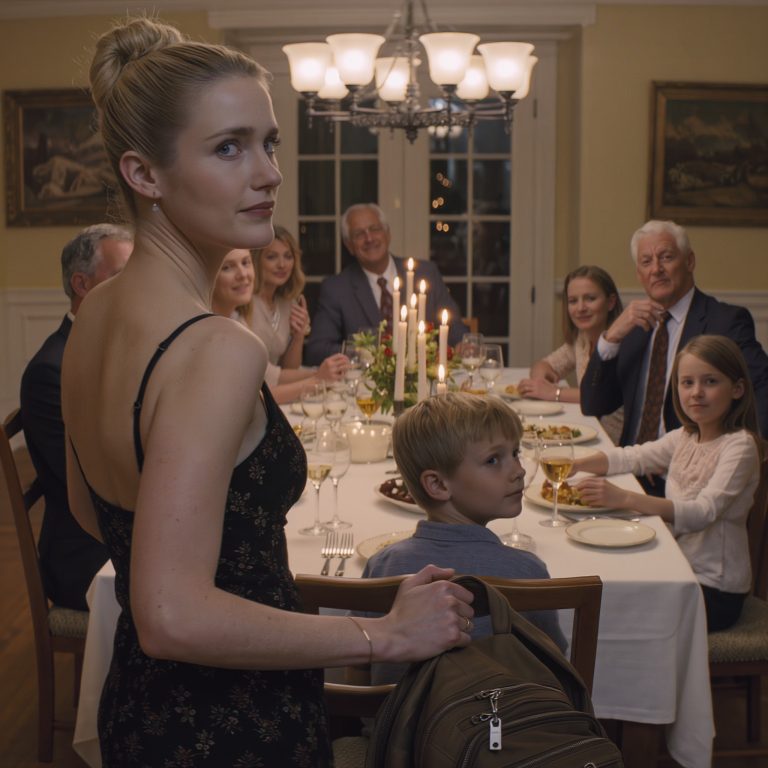 Podczas kolacji, za którą zapłaciłem, moja siostrzenica uniosła brodę i powiedziała: „Nie siadamy z ludźmi takimi jak ty i twój syn”, cały stół wybuchnął śmiechem, złapałem moje dziecko i wyszedłem, tego wieczoru mój tata napisał mi mimochodem: „Nie zapomnij przelać pieniędzy jutro”, a następnego ranka jedna wiadomość sprawiła, że ​​cała ich rodzina zerwała się ze „stołu bankietowego”, przy którym myśleli, że będą siedzieć wiecznie...