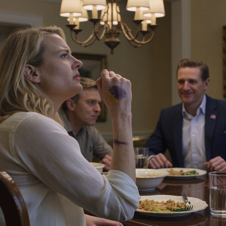 Siedziałam przy stole z nisko podciągniętymi rękawami, wzdrygając się przy każdym ruchu. Wzrok mojego brata wpatrywał się we mnie, a potem w siniaki. Nie powiedział ani słowa. Jak zawsze, przytulił mnie na pożegnanie. Ale cztery godziny później, gdy w domu było ciemno i cicho… usłyszałam, jak drzwi wejściowe znów się otwierają. I tym razem nie był sam.