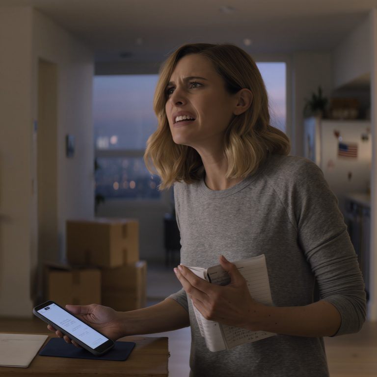 Mój tata zapomniał się rozłączyć. Słyszałem każde słowo: „Ona jest ciężarem”. Milczałem, sprzedałem swój dom za 980 tys. dolarów. Przelałem wszystko. Zniknęli. Wrócili z Europy, uśmiechnięci – aż klucz przestał pasować. Dom? Pusty. List…