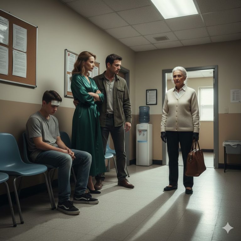 Mój wnuk zadzwonił do mnie z komisariatu policji o 2:47 nad ranem, powstrzymując łzy: „Babciu, moja macocha mówi, że to ja ją spowodowałam, a tata wierzy w każde jej słowo, nie wierzy mi”. Jednak gdy przyjechałam na miejsce, policjant mnie zobaczył, zamarł, zbladł i wyszeptał: „Przepraszam, nie wiedziałem, kim pani jest”. Od tego momentu moja rodzina została zmuszona zmierzyć się z prawdą.