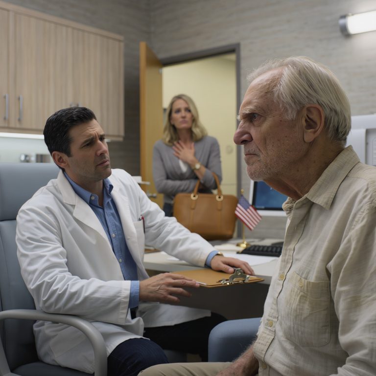 Moja żona traciła pamięć od trzech lat. Zabrałem żonę i naszą córkę do neurologa, żeby błagać o pomoc, nie spodziewając się, że akurat gdy moja córka wyjdzie na zewnątrz, żeby odebrać telefon, lekarz zadrży i wyszepcze: „Natychmiast zabierz żonę od córki”… Kilka minut później moja córka wróciła, ściskając w dłoni swoją designerską torebkę, a to, co ukrywała w środku, sprawiło, że moje serce przestało bić.