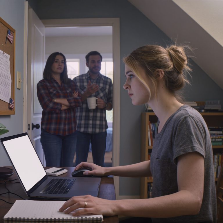 Do spotkania z wydawcą pozostało 6 godzin, gdy moi rodzice potajemnie usunęli 400-stronicową powieść, nad którą spędziłam 2 lata. „Pisarze to po prostu grupa nieudanych dorosłych” – szydził mój ojciec, podczas gdy moja matka przechwalała się, że moja siostra zarabia 60 000 dolarów rocznie na sprzedaży kosmetyków. Po prostu cicho zamknęłam laptopa, chwyciłam torbę, wyszłam z domu i przygotowałam tak brutalną „zmianę scenariusza”, że do dziś cała moja rodzina unika jej i nie odważy się powtórzyć tego zdania na głos od początku do końca.