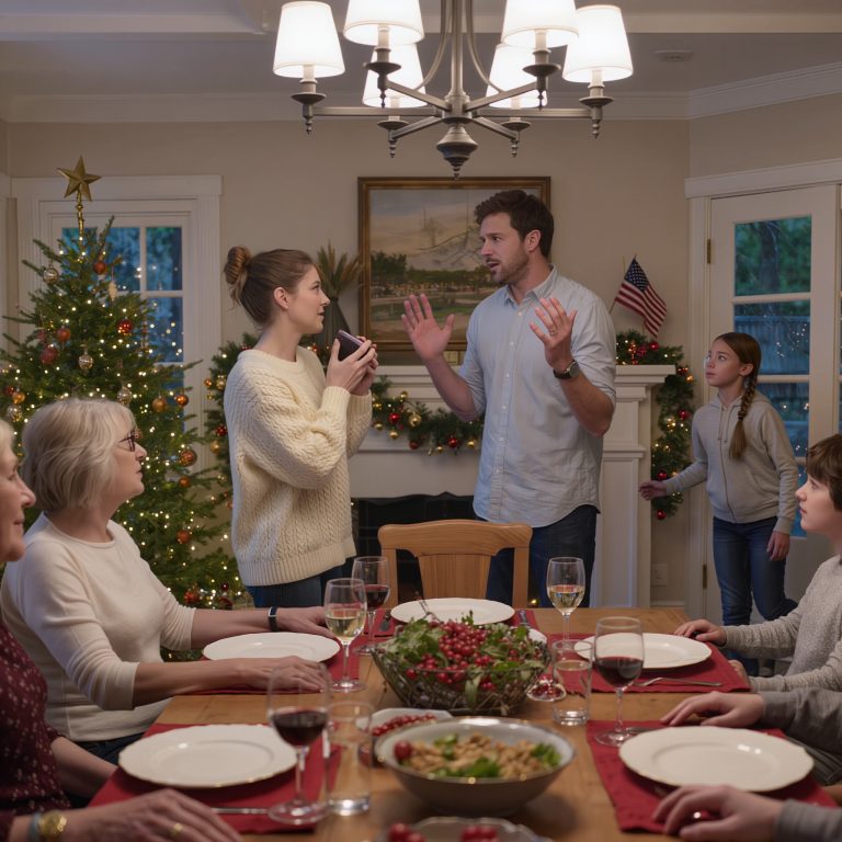 Mój młodszy brat oświadczył: „Twojej córki nie ma na liście zaproszonych na imprezę z okazji ukończenia szkoły podstawowej mojego dziecka”. Oczy mojej córki napełniły się łzami. Spojrzałam na całą rodzinę, potem na moje dziecko – wyjęłam telefon, wstałam i to, co powiedziałam, starło uśmiechy z twarzy wszystkich.