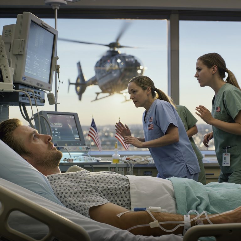 Rodzina zostawiła mnie na ostrym dyżurze, kłócąc się o rachunek. Kiedy moje serce przestało bić po raz trzeci, wyszli na kolację. Wtedy szyby zadrżały od ryku łopat wirnika, gdy lądował helikopter mojej miliarderki.