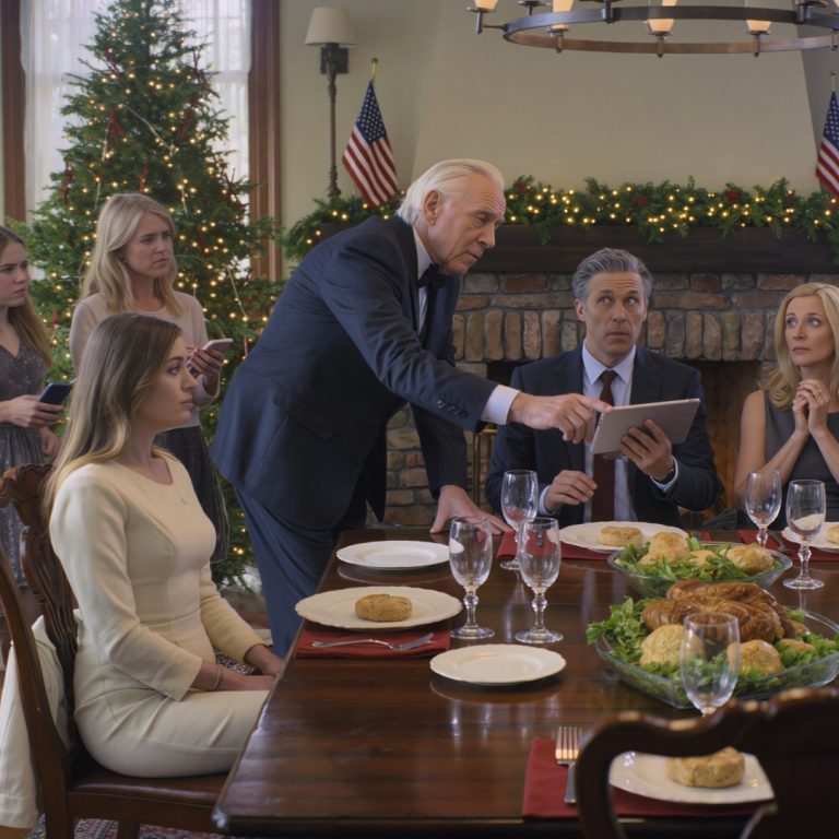 Na przyjęciu świątecznym mój dziadek zapytał mnie: „Wyjaśnij mi, dlaczego w domu, który ci oddałem, mieszkają obcy ludzie”. Nie miałem pojęcia, co miał na myśli, ale kiedy sprawdziłem nagrania z kamer i zobaczyłem twarze moich rodziców i siostry, zrozumiałem wszystko – i trzydzieści minut później przyjechała policja.