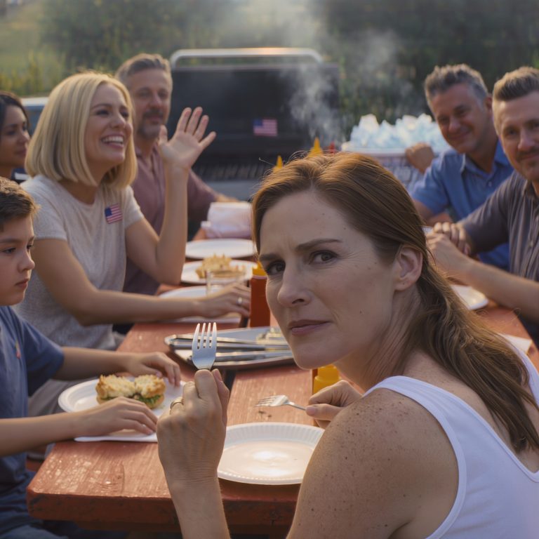 Podczas grilla moja siostra powiedziała: „Twój syn zawsze będzie potrzebował pomocy”, a potem się roześmiała. Mój syn przestał jeść. Zapytałem: „A jak to jest, że twoje dzieci potrzebują mojej pomocy każdego dnia?”. Moja siostra przerwała w połowie kęsa. Mama szepnęła: „Proszę, nie”. Ale ja…