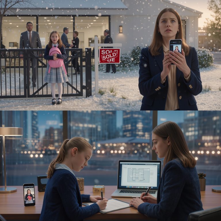 Moja 5-letnia córka wróciła ze szkoły i zobaczyła przed sobą wielki znak SPRZEDANE…