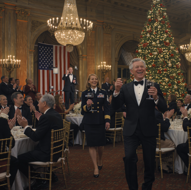 „Przynajmniej armia płaci jej czynsz”. Mój bogaty tata wzruszył ramionami przed tłumem. Ale ja wszedłem w galowym granatowym mundurze, z ceremonialnym mieczem u boku i dwiema gwiazdami na ramieniu. Generał spojrzał na mnie, a potem zwrócił się do mojego taty i zapytał: