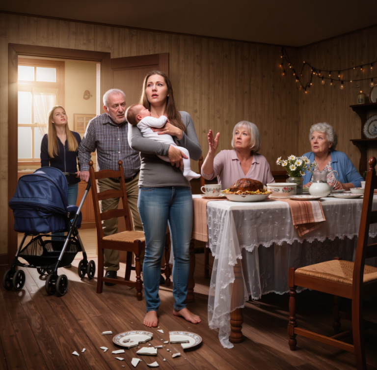 Zaprosiłem całą rodzinę, żeby przyszła i zobaczyła mojego nowonarodzonego syna, a także zjadła z nim kolację…