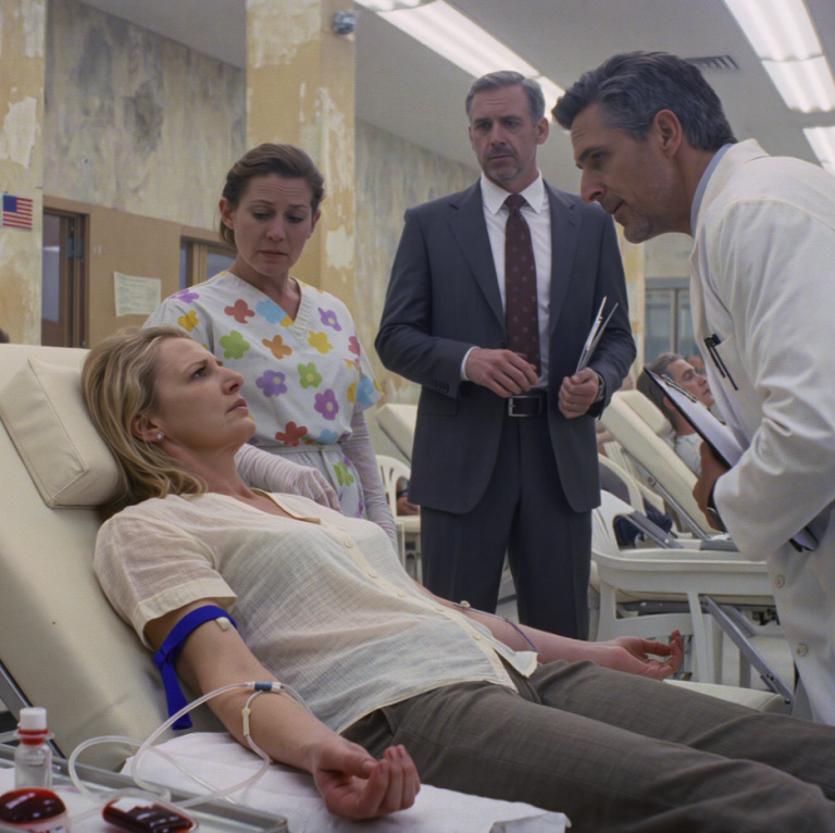 Sprzedałem swoją krew za 40 dolarów, żeby moja córka mogła oddychać… ale kiedy pielęgniarka zbladła, zadzwoniła do lekarza, a do gabinetu wszedł mężczyzna w grafitowym garniturze i powiedział: „Pani Bennett, pani żyły są warte więcej, niż może pani sobie wyobrazić”, uświadomiłem sobie, że całe moje życie będzie wyceniane w milionach, a nie w drobnych.