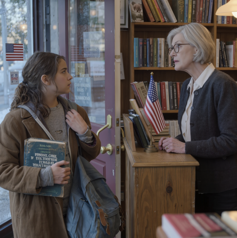 Pewnego mroźnego listopadowego poranka na północnym wschodzie USA do mojej małej księgarni weszła bezdomna dziewczyna i zapytała: „Czy zatrudniacie?”. Powinnam była odpowiedzieć, że nie, ale w chwili, gdy zobaczyłam jej twarz, całe moje życie stanęło na głowie, bo wyglądała dokładnie jak ktoś, kogo straciłam lata temu… a imię, które mi podała, całkowicie odebrało mi mowę.