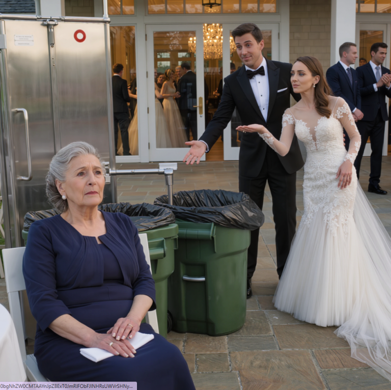 Na ślubie mojego syna posadzili mnie na zewnątrz, tuż obok koszy na śmieci i drzwi kuchennych. Synowa tylko skrzywiła się i zasugerowała, że ​​dawno już przyzwyczaiłam się do złego traktowania. Cicho podniosłam kopertę z prezentem ślubnym i wymknęłam się, tak że dokładnie godzinę później cała sala weselna nagle zawrzała, gdy pan młody zdał sobie sprawę, że najskrytszy i najcenniejszy prezent nagle zniknął.