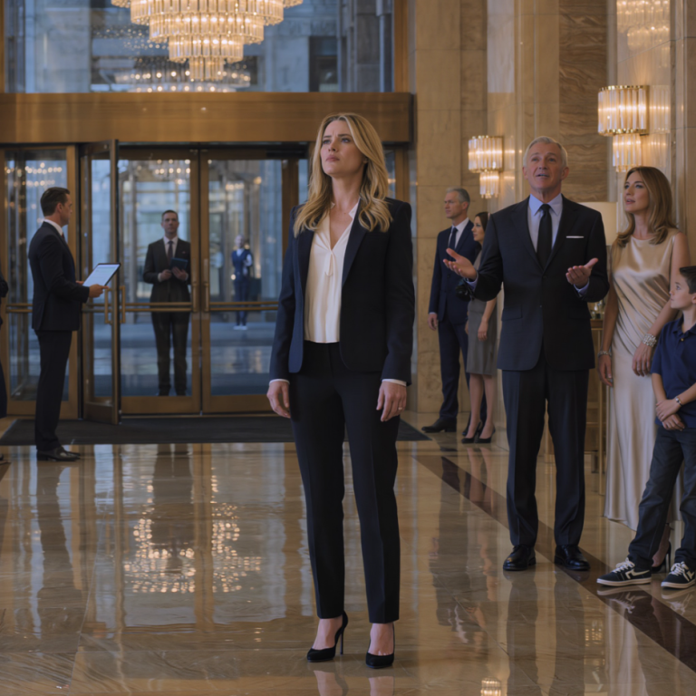 Mój tata naśmiewał się ze mnie w holu: „Ona nawet nie stać tu na parkowanie – te apartamenty kosztują miliony”. Wtedy agent nieruchomości wyszedł i powiedział: „Proszę pani, sprawdza pani dzisiaj swój pierwszy czy drugi apartament? Oba mają już gotowe remonty. Moja rodzina nie mogła nawet wejść do środka”.