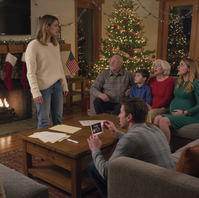 W zeszłe święta Bożego Narodzenia dotarłam wcześniej do domu rodziców mojego męża, po cichu żywiąc nadzieję, bo byłam w ciąży. Ale zamiast radości, oskarżył mnie o noszenie dziecka mojej szefowej. Jego słowa zraniły mnie głębiej niż jakakolwiek rana i tego samego dnia złożył pozew o rozwód. Trzy tygodnie później, kiedy wróciłam z prawdą, WSZYSTKIE TWARZE W POMIESZCZENIU ZBLAŁY.