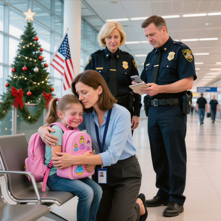 Moja 8-letnia córka została na lotnisku, podczas gdy cała moja rodzina leciała do Disneylandu. Na czacie grupowym dla rodzin wiadomość brzmiała: „Przyjedźcie po nią. Wchodzimy na pokład”. Moja mama dodała chłodno: „Nie wpędzaj nas w poczucie winy, ona musi dostać nauczkę”. Nie odpowiedziałam. Po prostu pobiegłam na lotnisko, przerażona. „GDY TYLKO WYLĄDOWALI, ICH ŚWIAT SIĘ ROZPADŁ”.