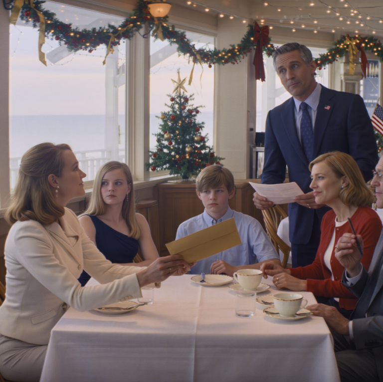 Podczas naszych rodzinnych wakacji mąż oznajmił przy kolacji: „Znalazłem kogoś nowego. Skończyłem z udawaniem”. Wszyscy zamilkli – nawet dzieci zamarły. Uśmiechnęłam się, przesunęłam kopertę po stole i powiedziałam: „W takim razie to jest twoje”. Przeczytał pierwszą stronę i omal nie spadł z krzesła.